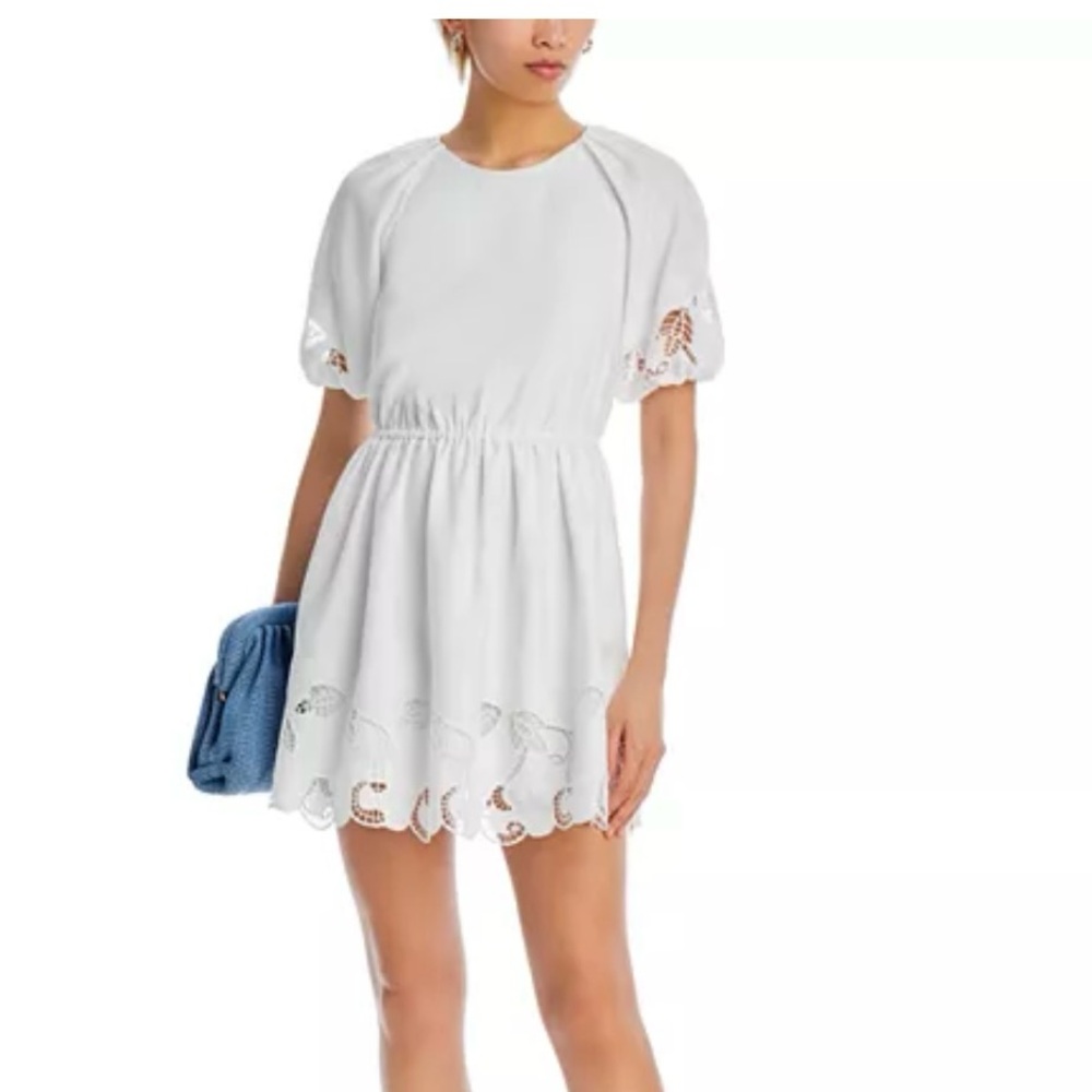 Gorgeous white Aqua Lace Dress